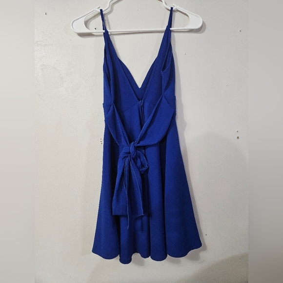 Windsor Blue Spaghetti Strap Mini Prom/formal Dress! - Picture 2 of 8
